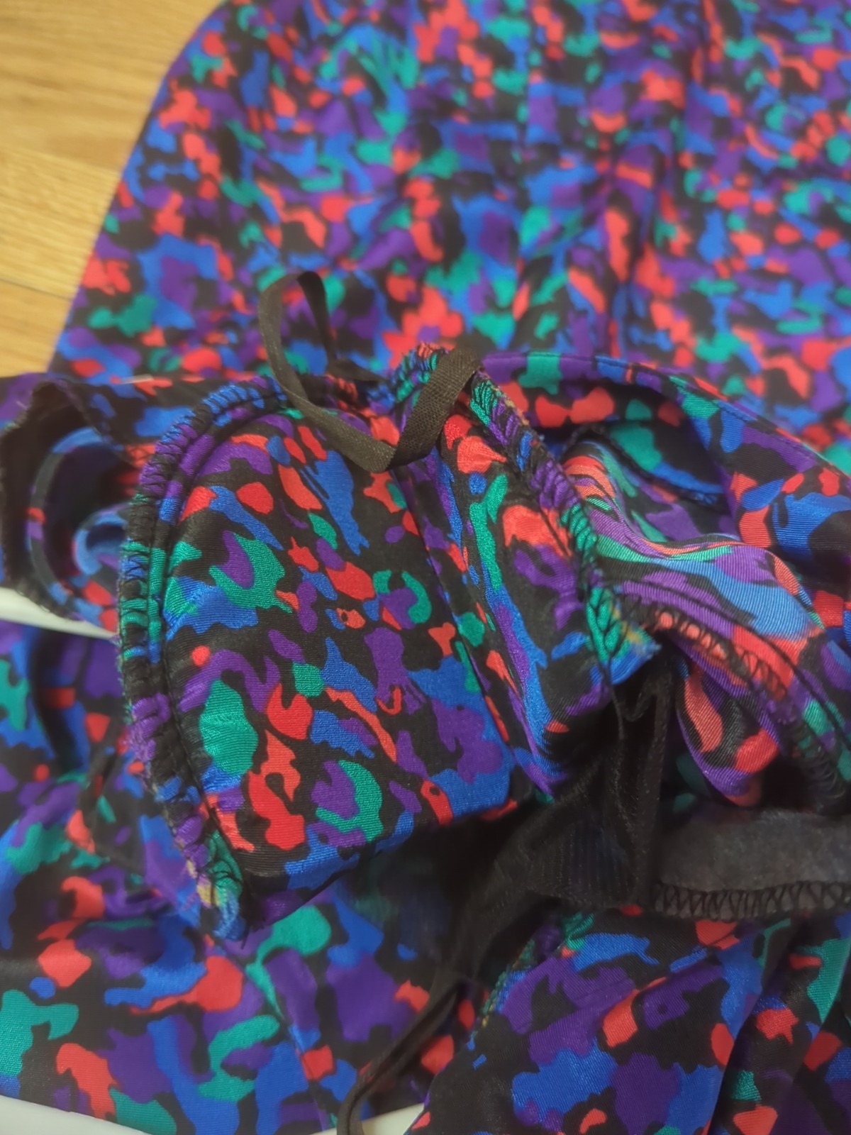 Shelly Michaels Vintage 1980&rsquo;s Colorful Dress Sz 7/8 Small, Fitted