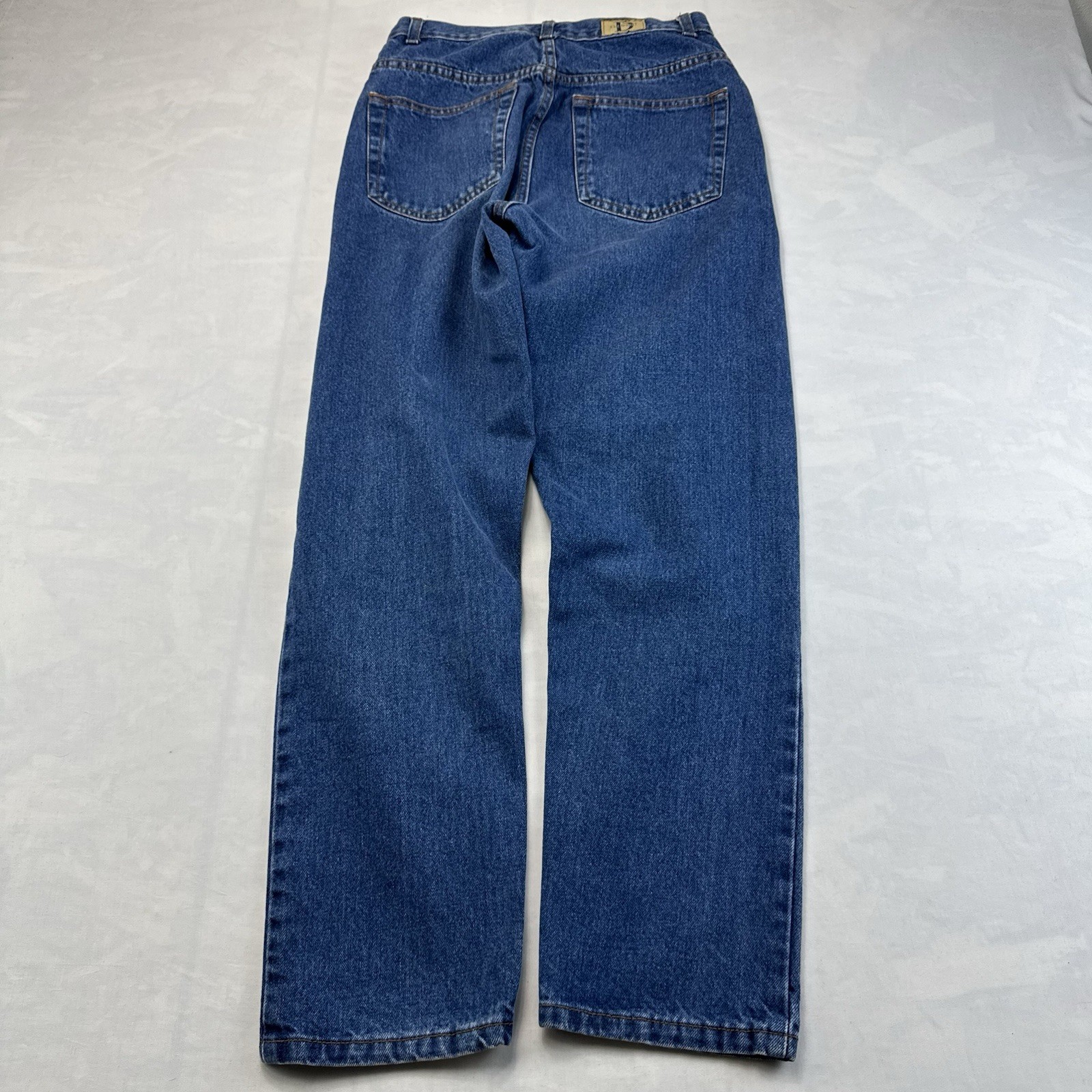 Element D Petite Sophisticate Jeans Women’s 6R Wide Leg Blue Denim 100% Cotton