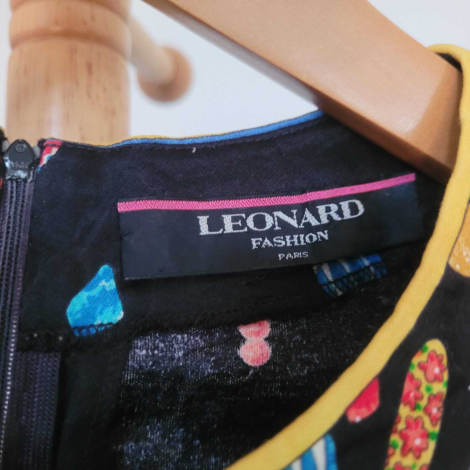 F003, Vintage LEONARD black blouse,Vintage blouse,Wear to work, Made in Japan