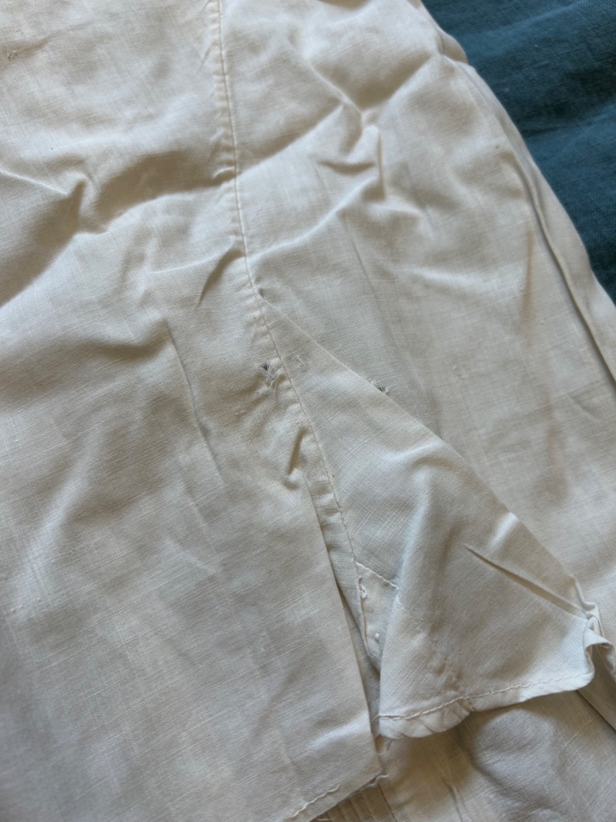 Late 19th-Early 20th Century Women&rsquo;s Blouse Machine Embroidery and Pleats