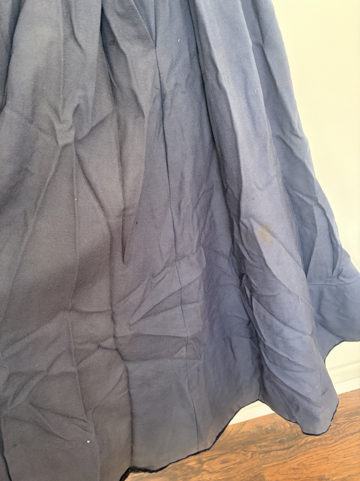 Victorian Heavy Blue Winter Walking Suit