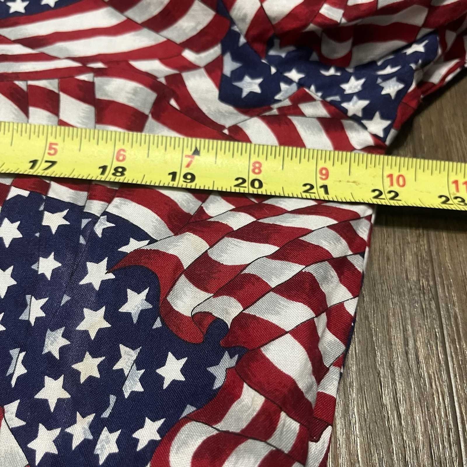 VTG Paradise Bay American Flag Jacket Adult M USA Made Patriotic Stars Stripes