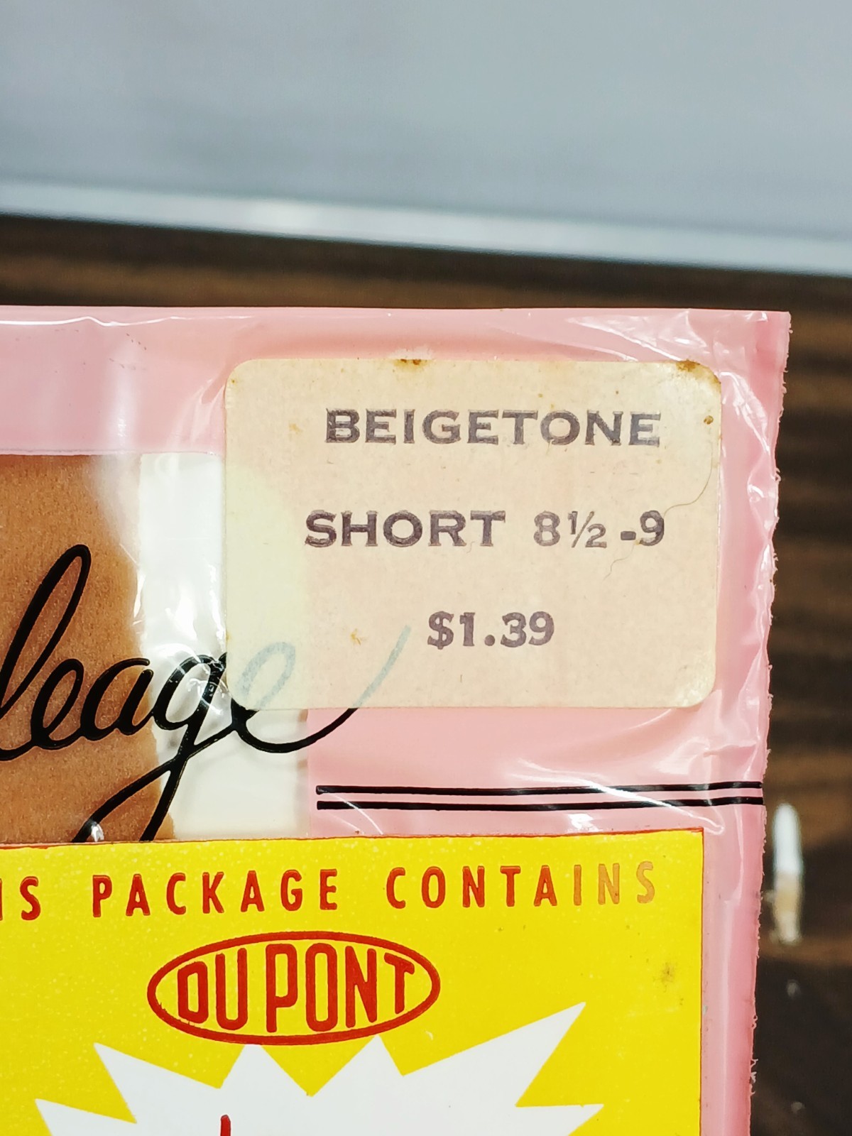 Vtg 50&rsquo;s Cantrece Stockings = Lot of 2 Pairs = Beige/Short 8.5-9 size = NOS