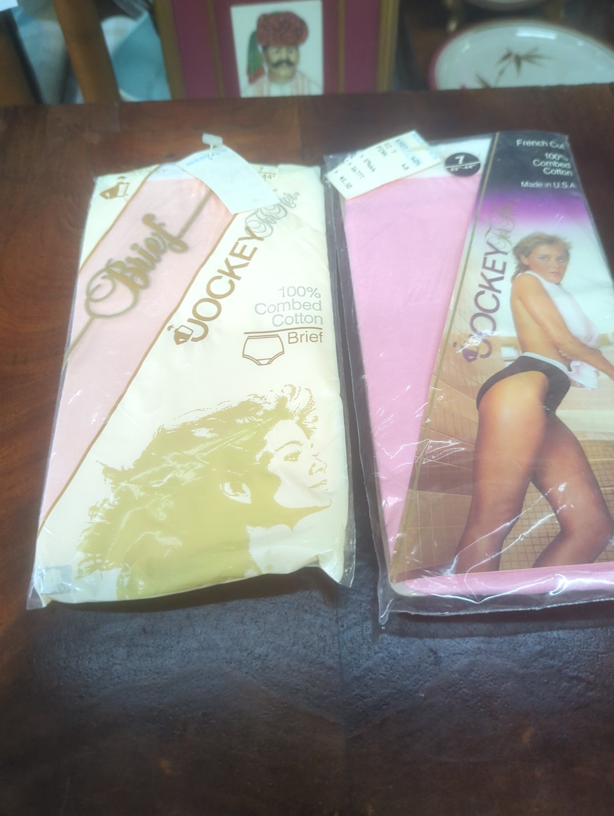 2 Nos Vintage Jockey For Her Sz 7 Panties Underwear 1984 In Pacage