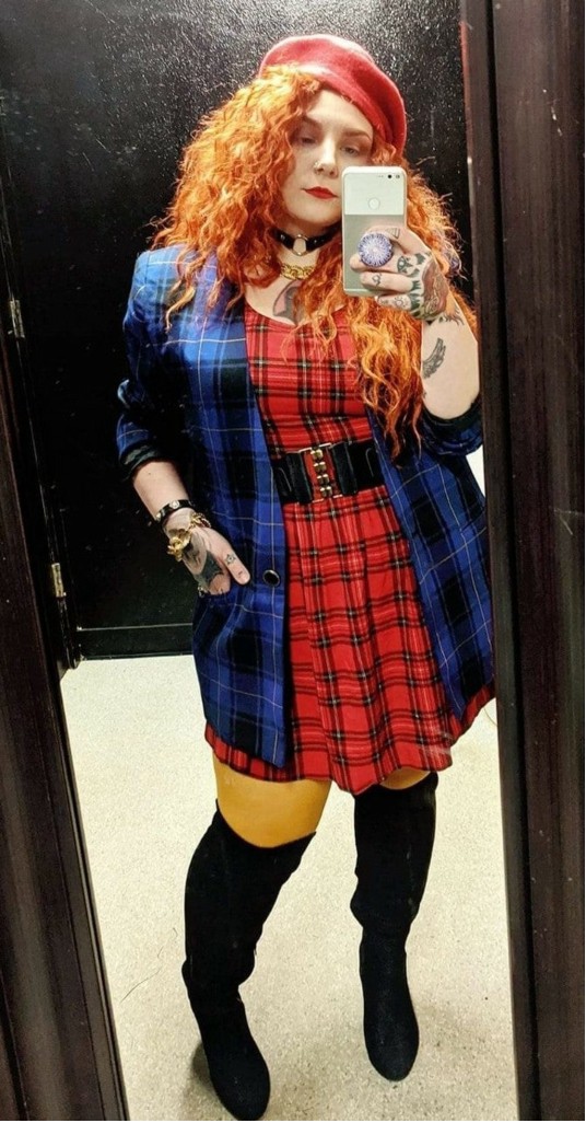 Vintage 80s 90s Sasson Blue Black Yellow Plaid Blazer Jacket M