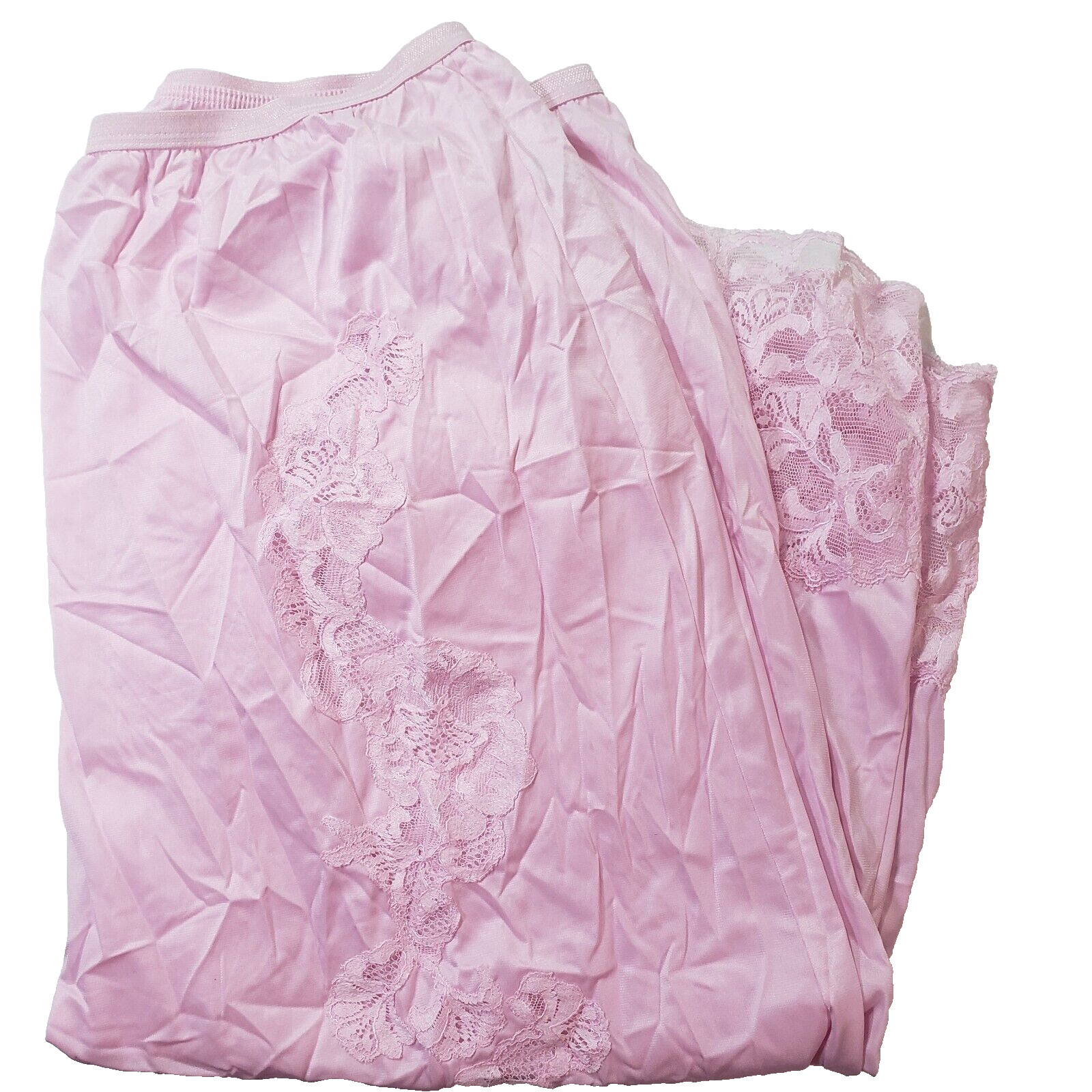 Emboried Pink Vanity Fair Satin Glance Pettislip Under Garment – 25-in.