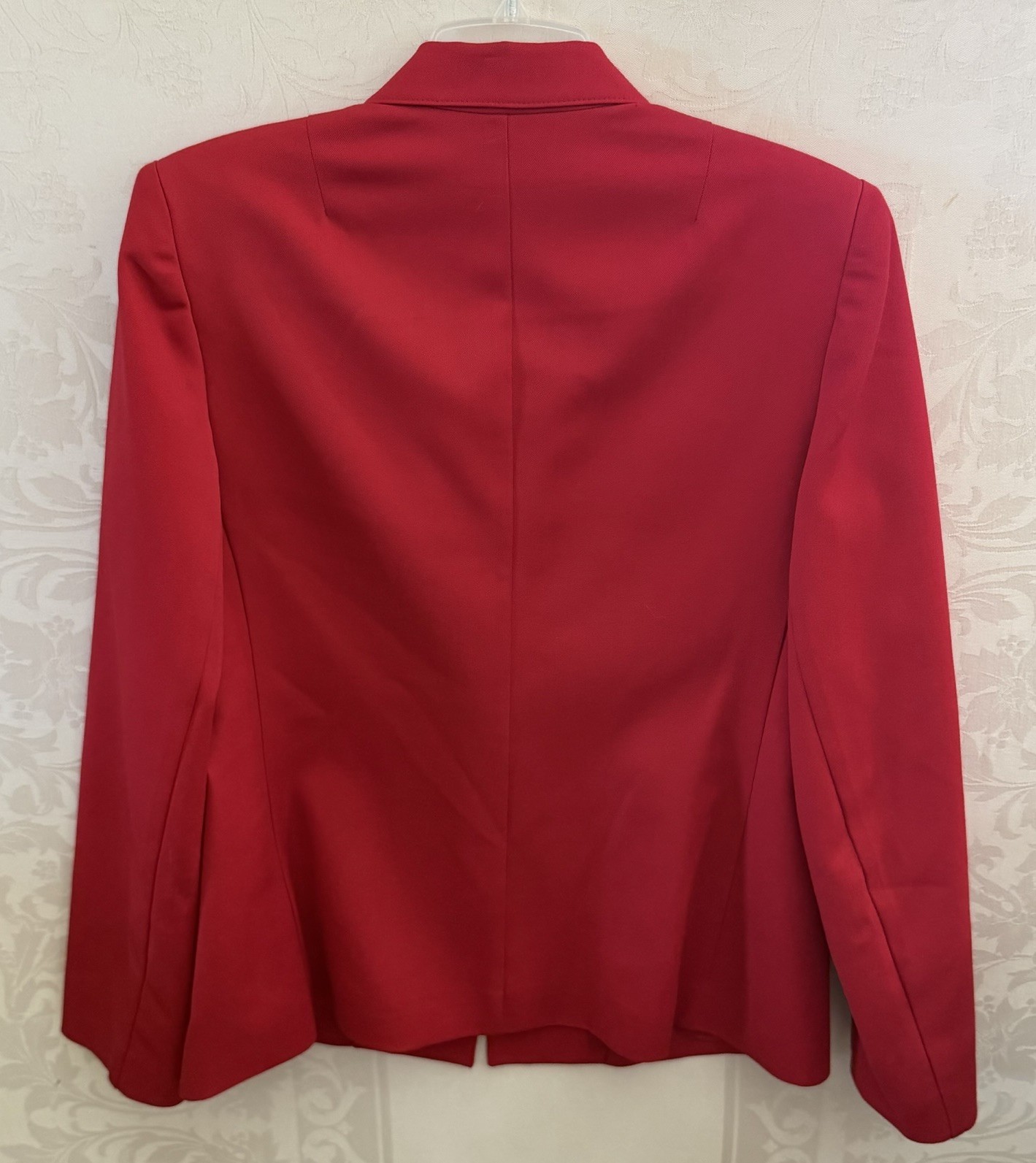 Vtg Koret Red Polyester Blazer Jacket Women&rsquo;s Size L