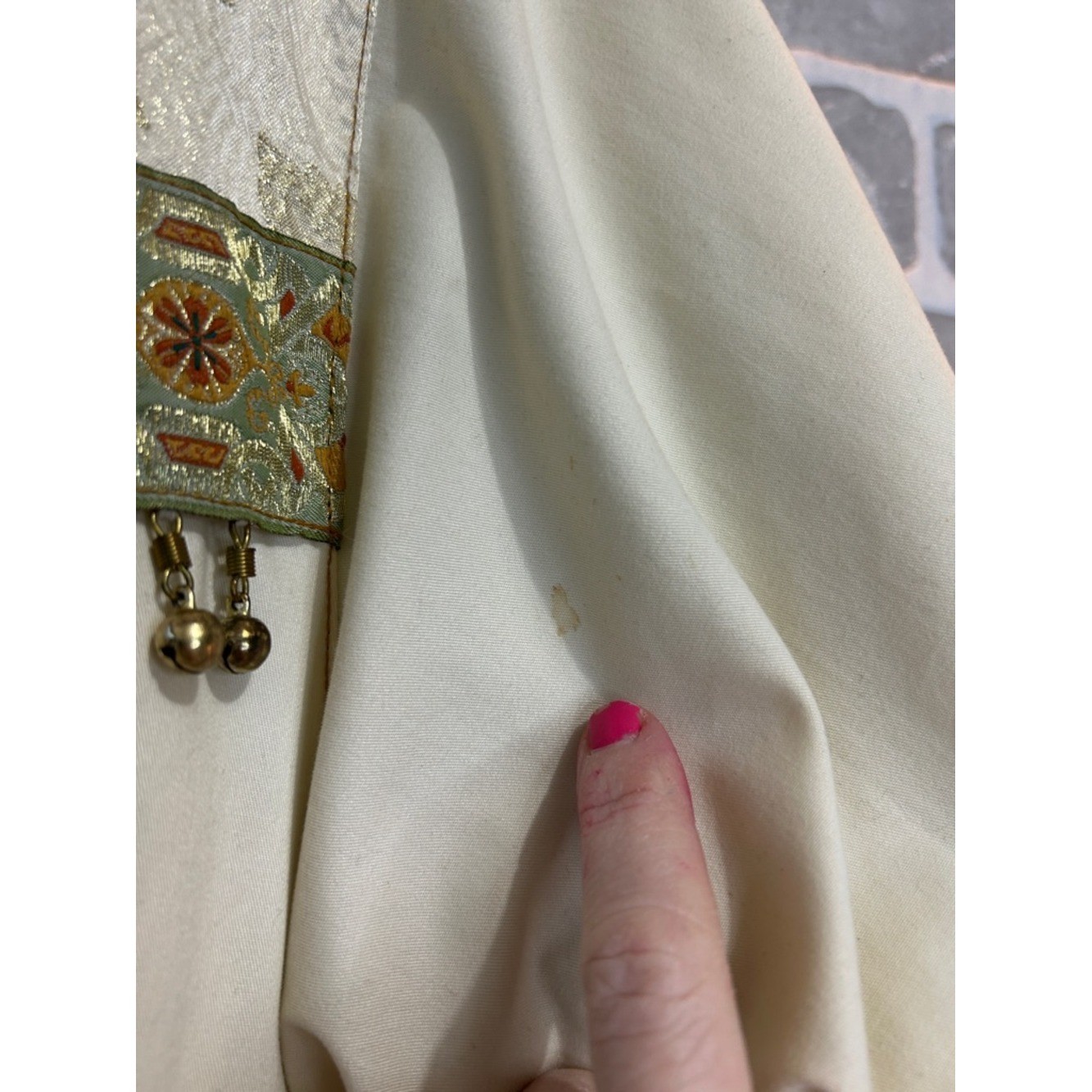 Vintage J. Gallery Puffer Jacket Large Beige Retro Bomber 80s. Rare. Bella