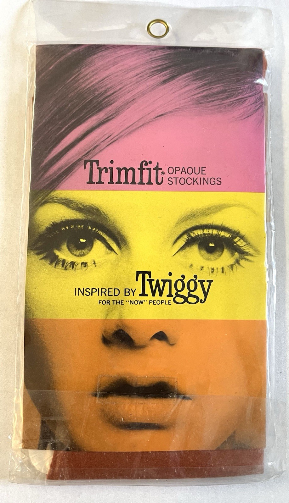 Trimfit Twiggy Opaque Stockings Luv Copper Sz 8-9.5 New Old Stock