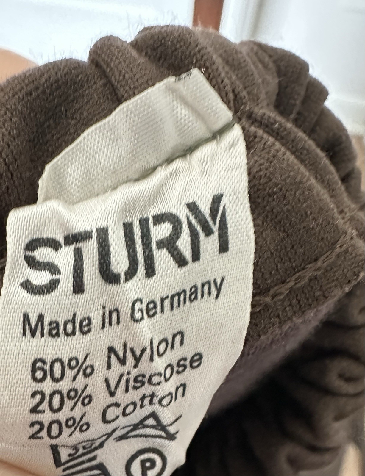 VTG 80s STURM GERMANY Warm Up SET Jacket STIRRUP Pants WOMEN S BROWN BUNDESWEHR
