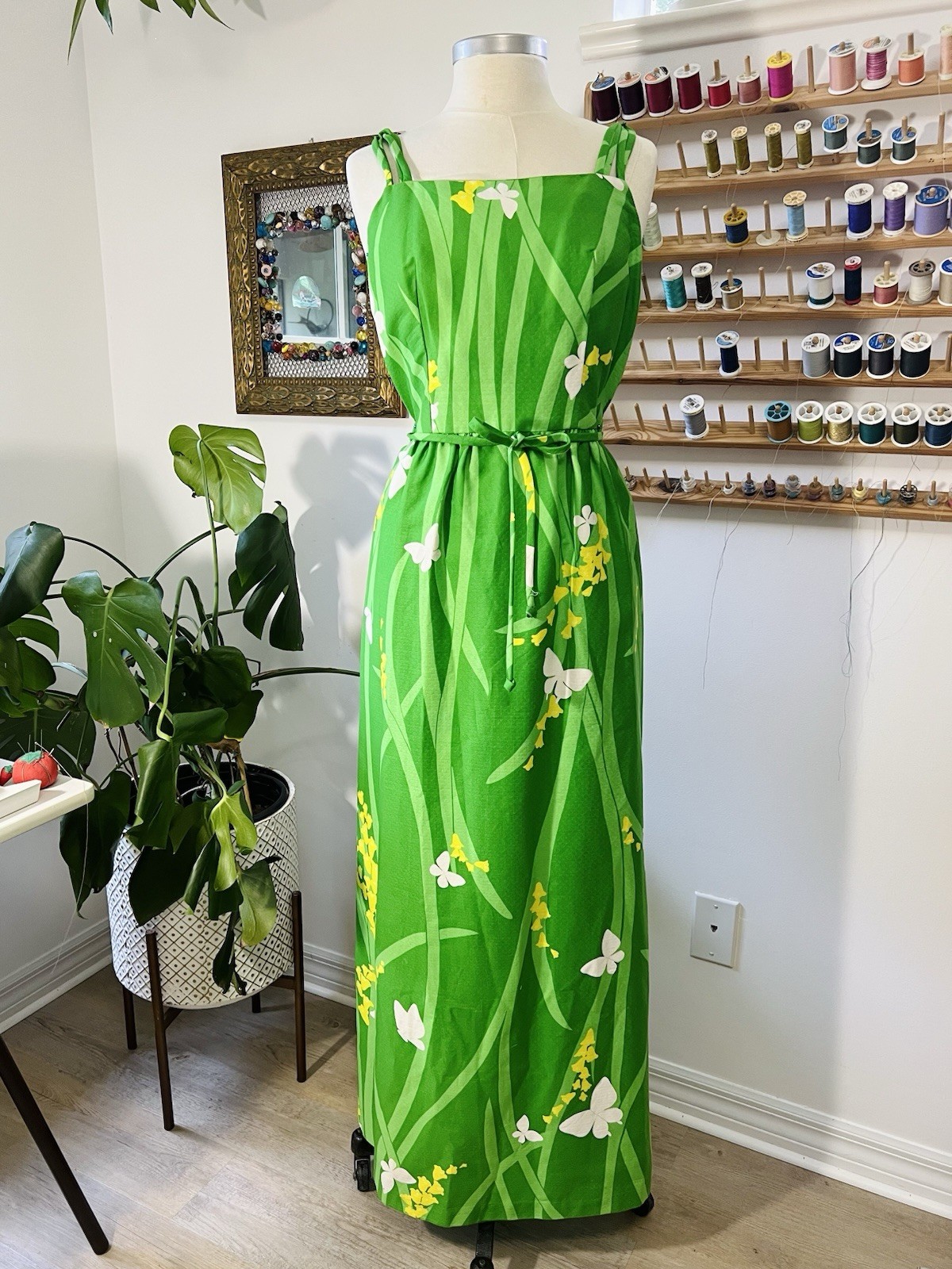 Original Malia Honolulu (1970s), 100% cotton Vintage Hawaiian Dress