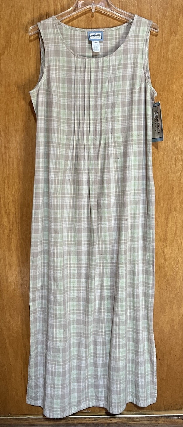 Vintage Pendleton Long Linen/Cotton Dress Medium