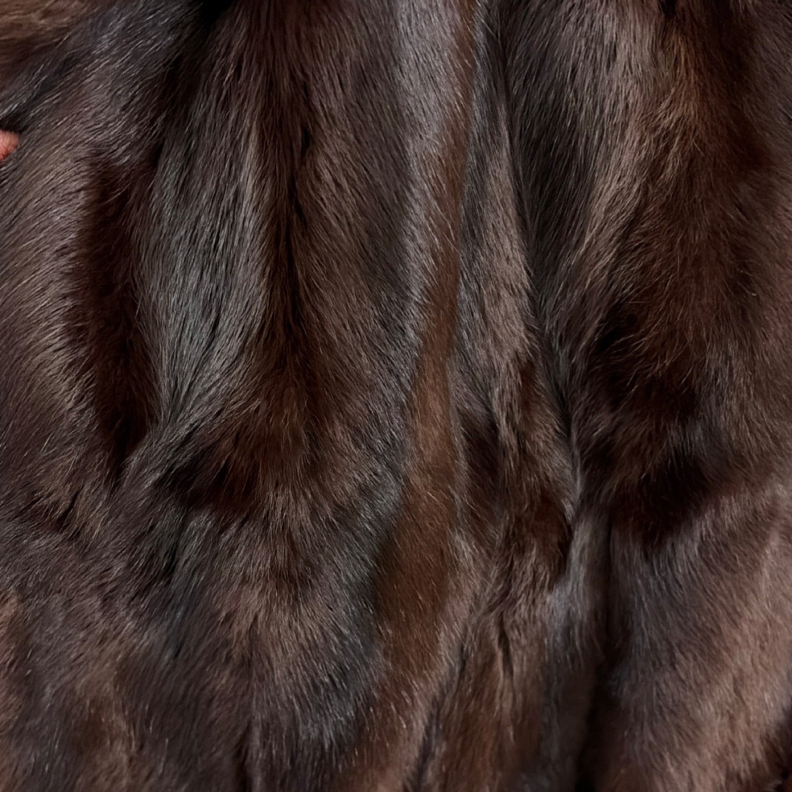 Leous Buffalo Fur Coat Vintage Regular Size Stylish Brown Fur Outerwear Classic