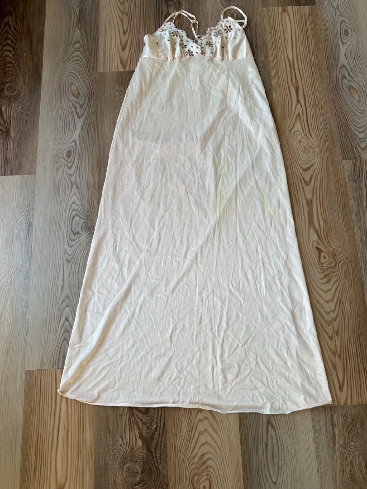 Vintage J C Penney Lingerie Nightgown 70&rsquo;s Size Medium 12-14 AS IS