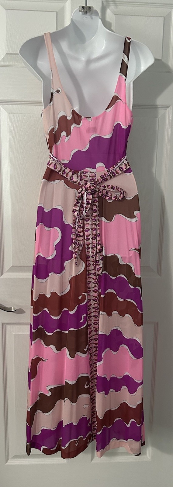 Vintage Emilio Pucci Gown S 10-12 and Robe 8 Two Pieces 1960s (S111)