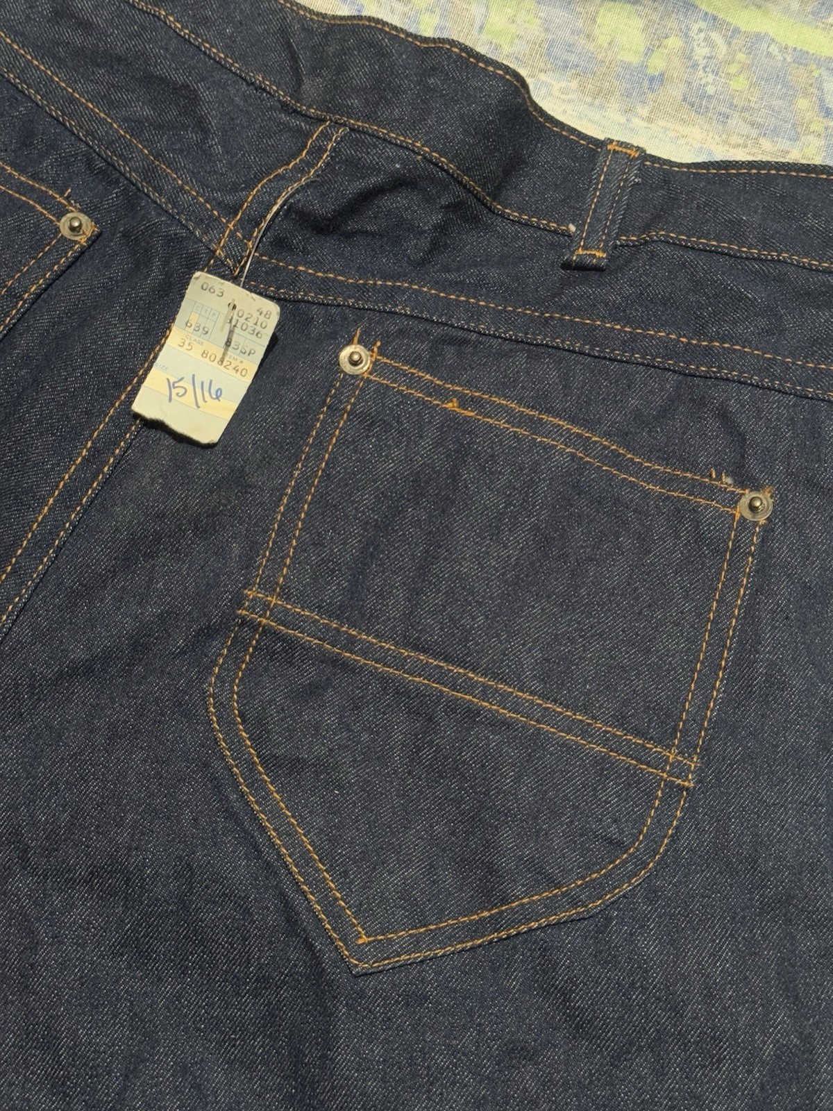 NWT Vtg A’Milano 1970s Denim Shorts Rolled Cuffs Women’s 15/16 13”Rise 30”waist