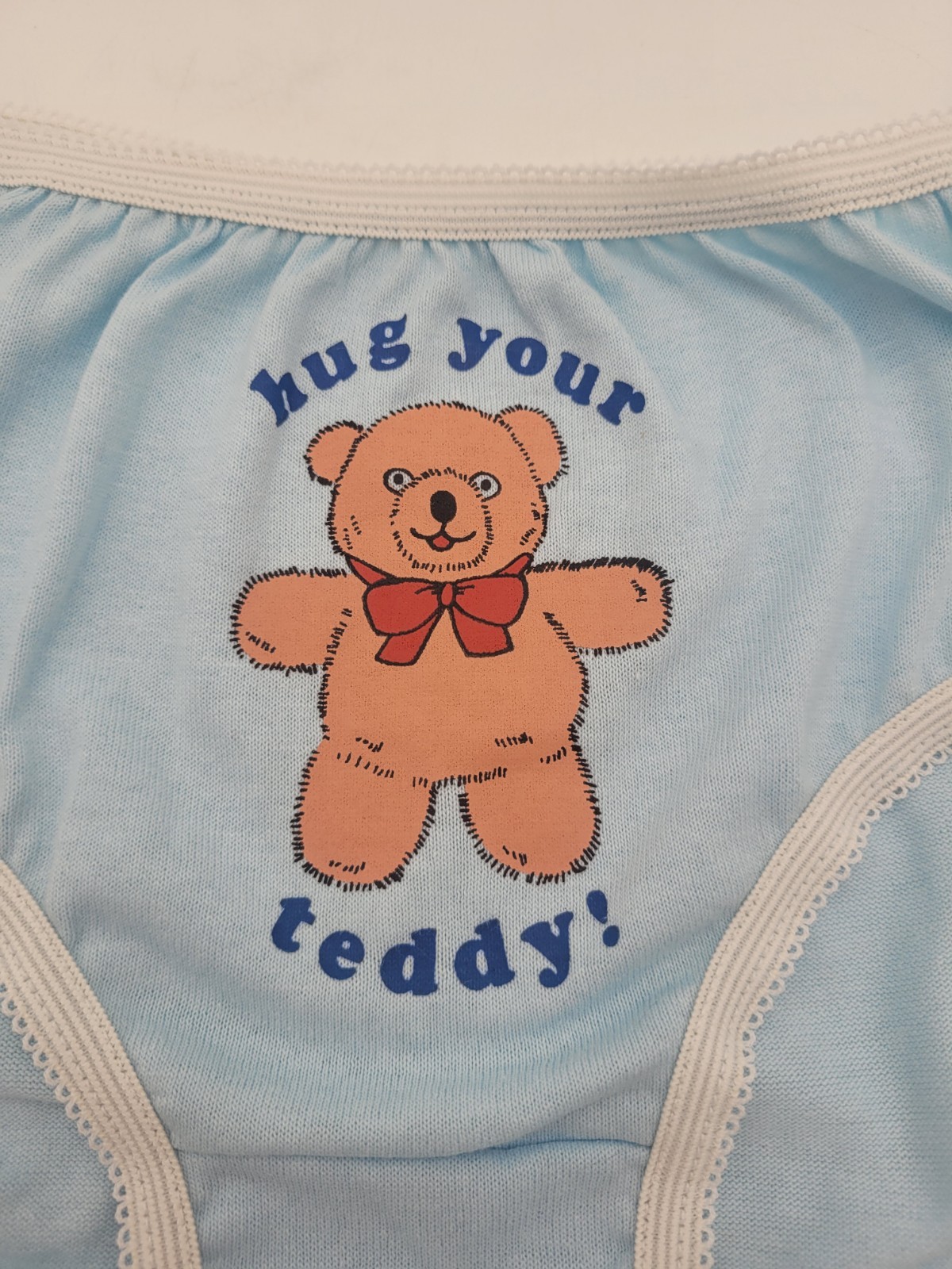Vintage Inner World Teddy Bear Panties ABDL Hug Your Teddy Kitschy 90s