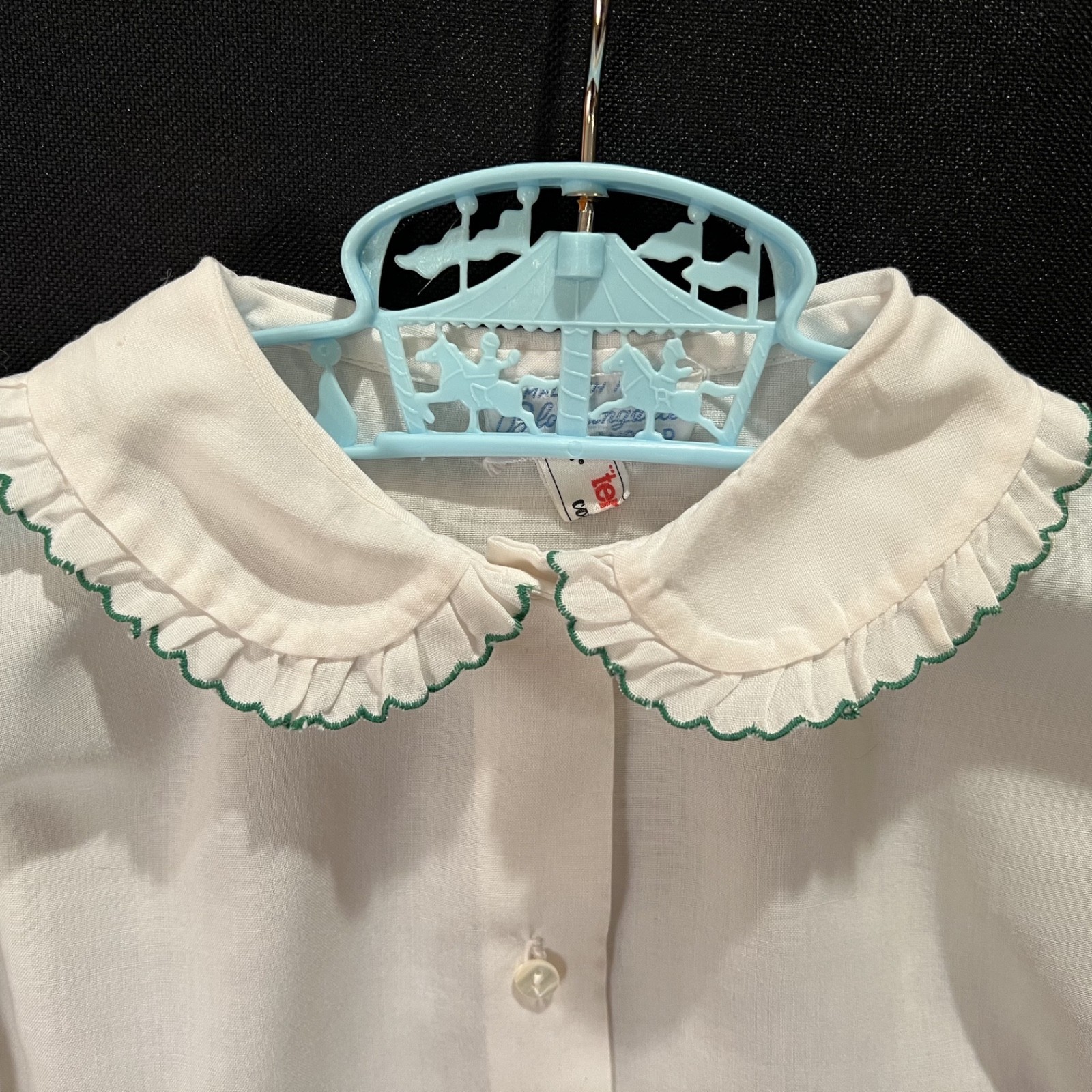 Vintage Bloomingdale&rsquo;s &lsquo;Young World&rsquo; girl&rsquo;s blouse 1960s Made in Italy
