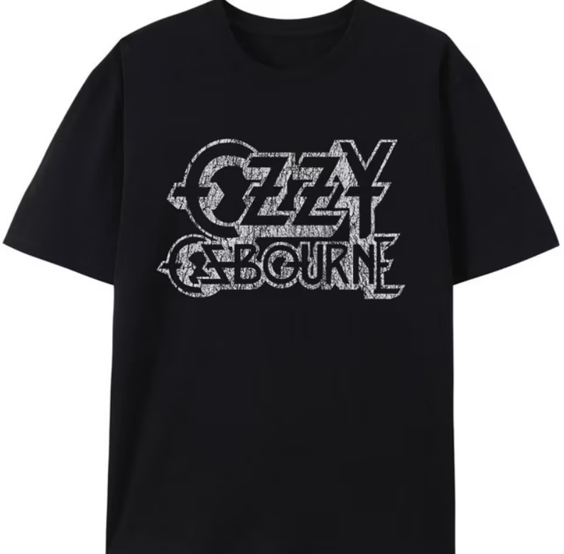 Ozzy Osbourne &lsquo;Vintage Logo&rsquo; Black T shirt – NEW