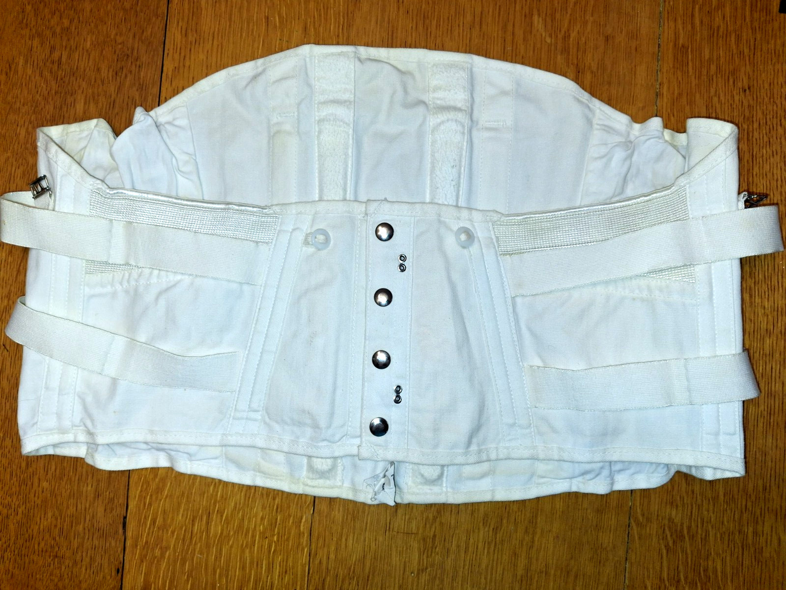 CORSET Atco Vintage Back Support Brace Steampunk Cosplay Sz 42 MADE IN USA