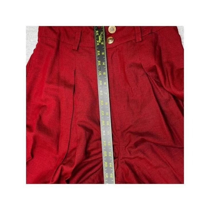 Vintage Opera Pants by Mimi Burnt Orange High Waisted Pleated Trousers