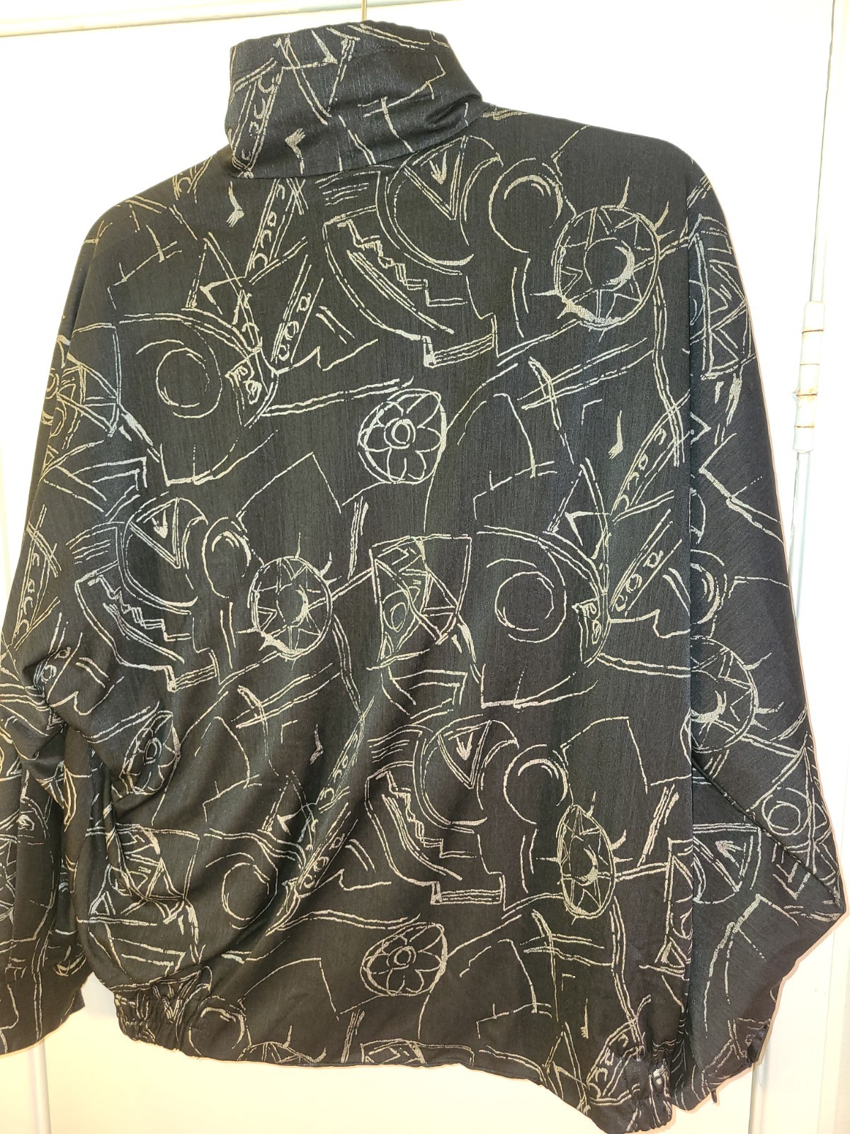 Vintage 1990s, Jacket, Women&rsquo;s, Medium, Black and Gold Details