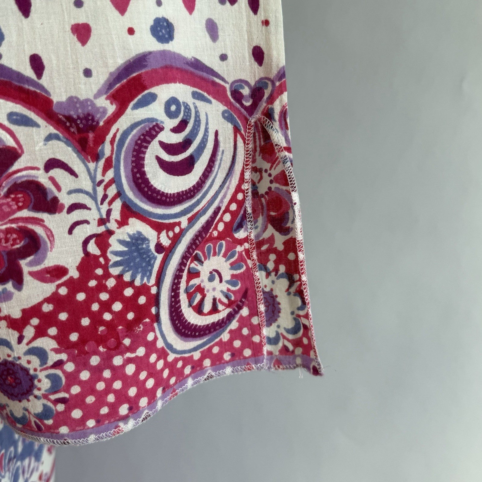 Vintage Phool Printed Cotton Caftan M/L