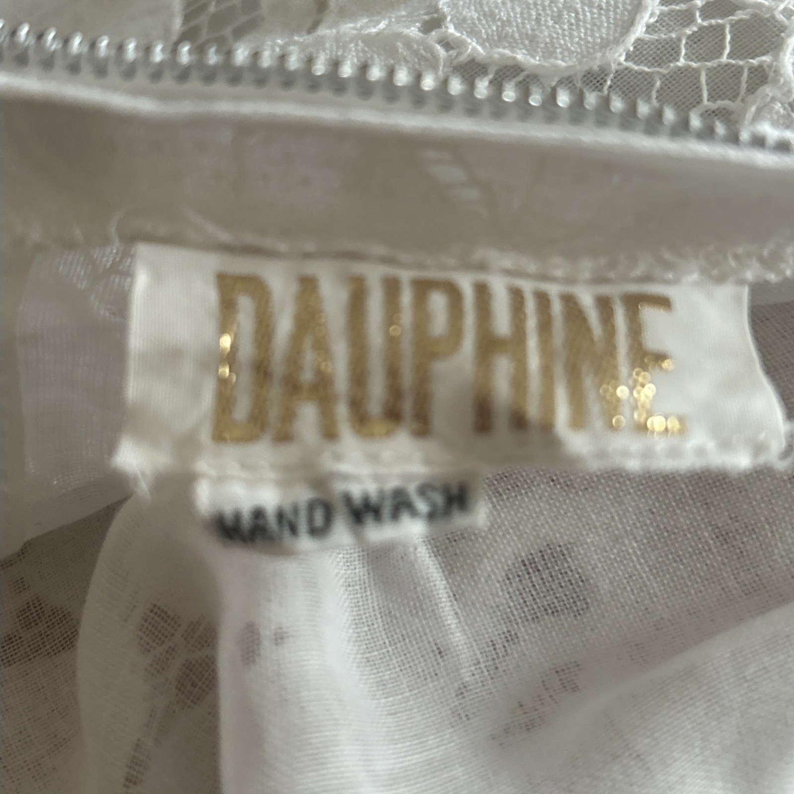 Vintage Late 1950’s L ‘Aiglon Dauphine Petite White Cotton Dress Lace Top