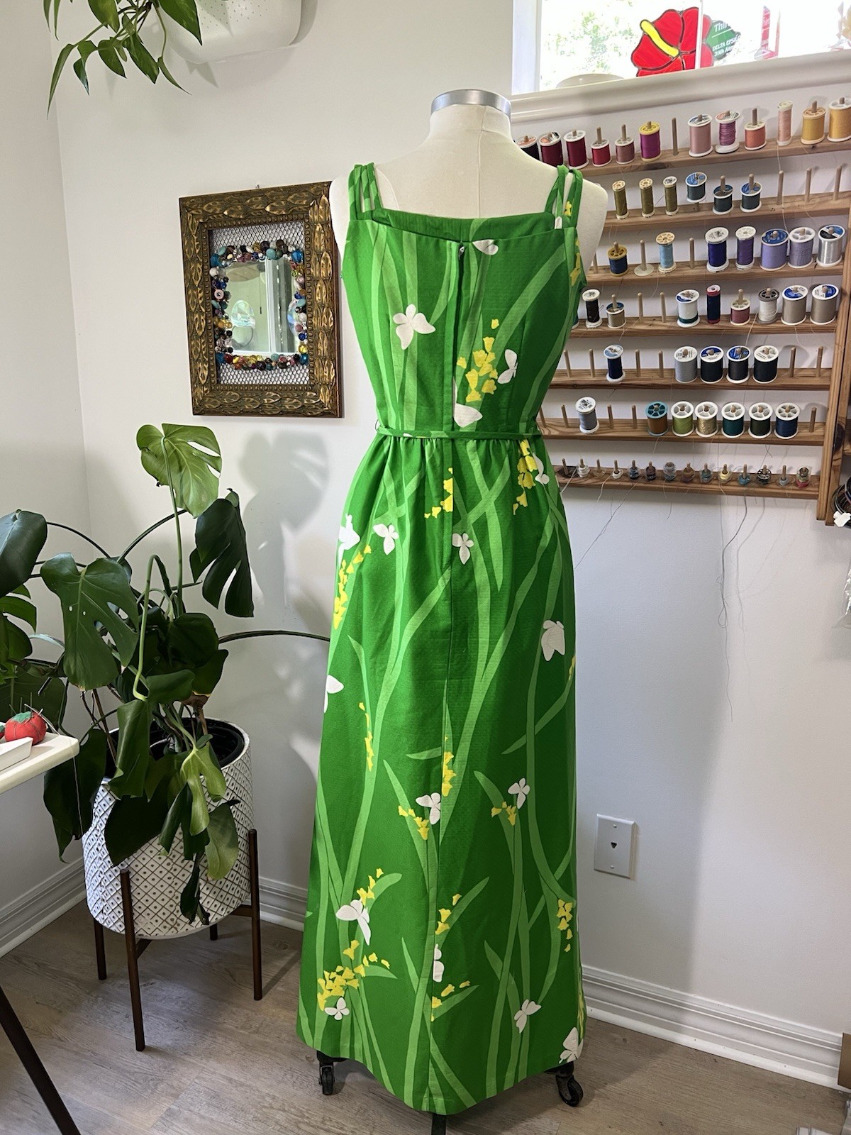 Original Malia Honolulu (1970s), 100% cotton Vintage Hawaiian Dress