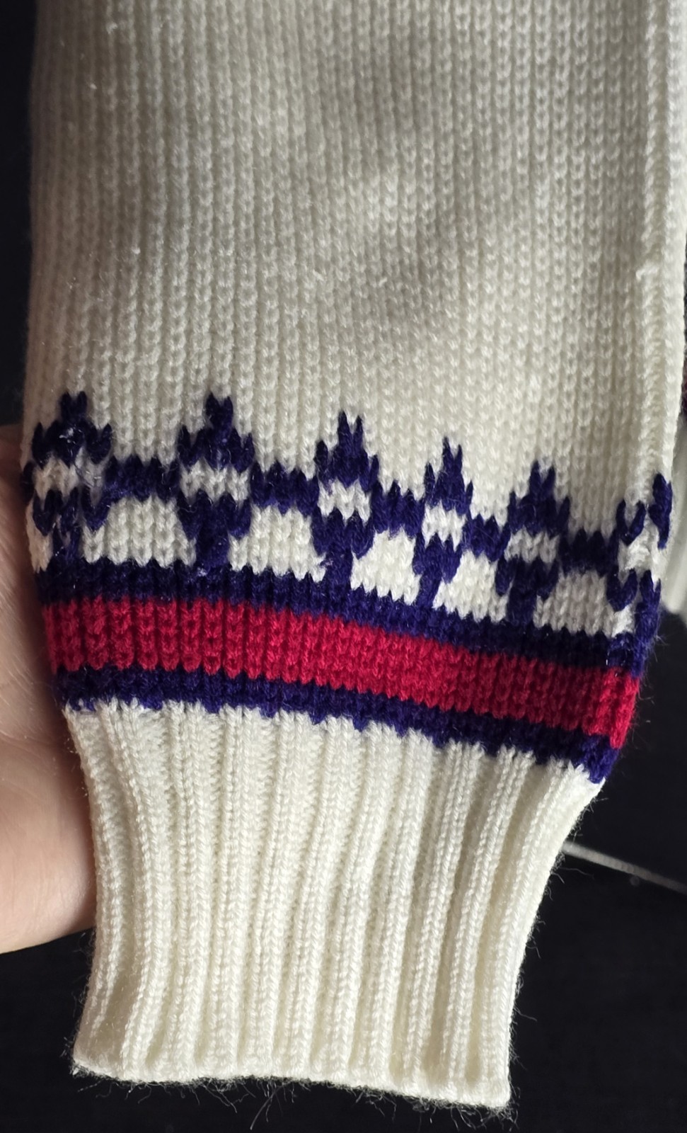 Vintage J. C. Penney Acrylic Snowflake Sweater Size Medium 70&rsquo;s-80&rsquo;s