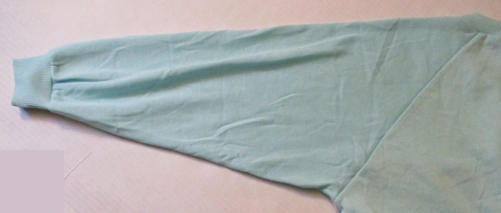 Center Aisle Plus Bunny Rabbit Sweater 44/24W Vintage 1980&rsquo;s Women&rsquo;s Blue Pink
