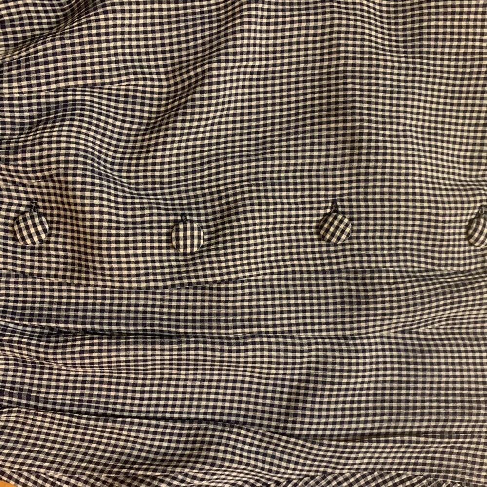 Vintage Black & White Gingham Sara Campbell Dress