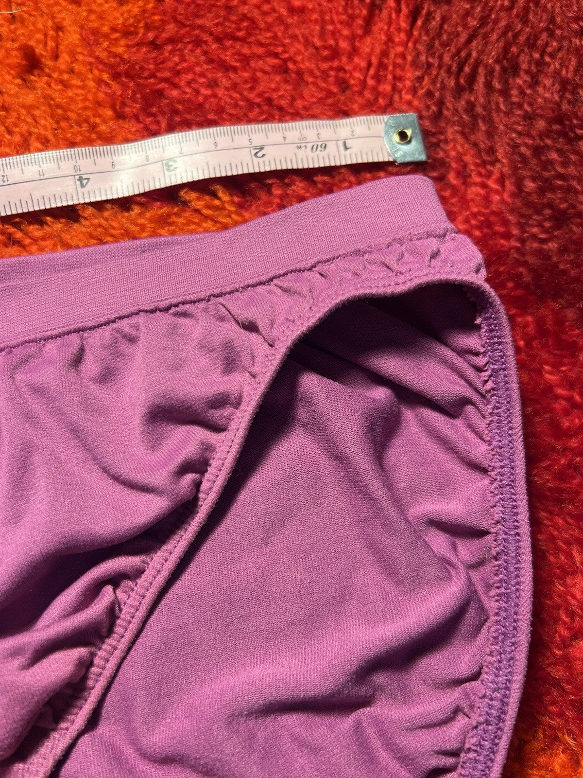 Vtg Y2K Victoria’s Secret Body By Victoria Hiphugger Nylon Panties M 2001 Purple