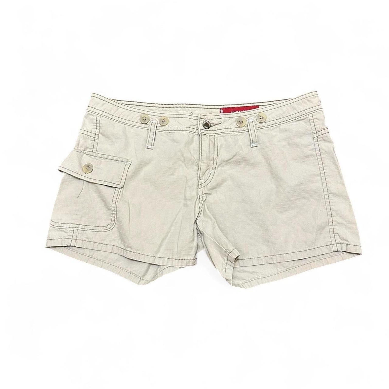 Levi’s Y2K Khaki Slouchy Low Rise Cargo Shorts