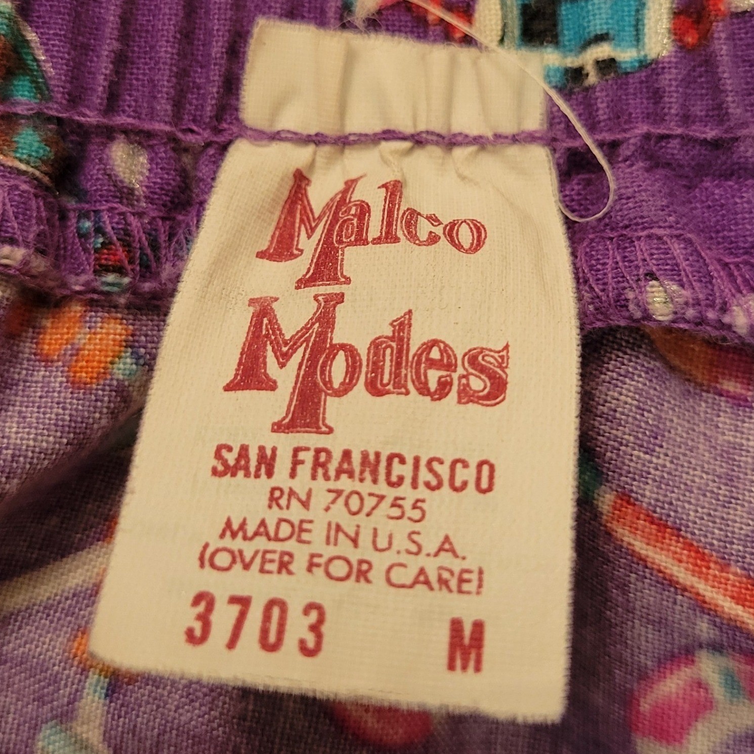Malco Modes M Square Dance 5 Pc Teal Purple Southwestern Skirt Top Belt Hanky