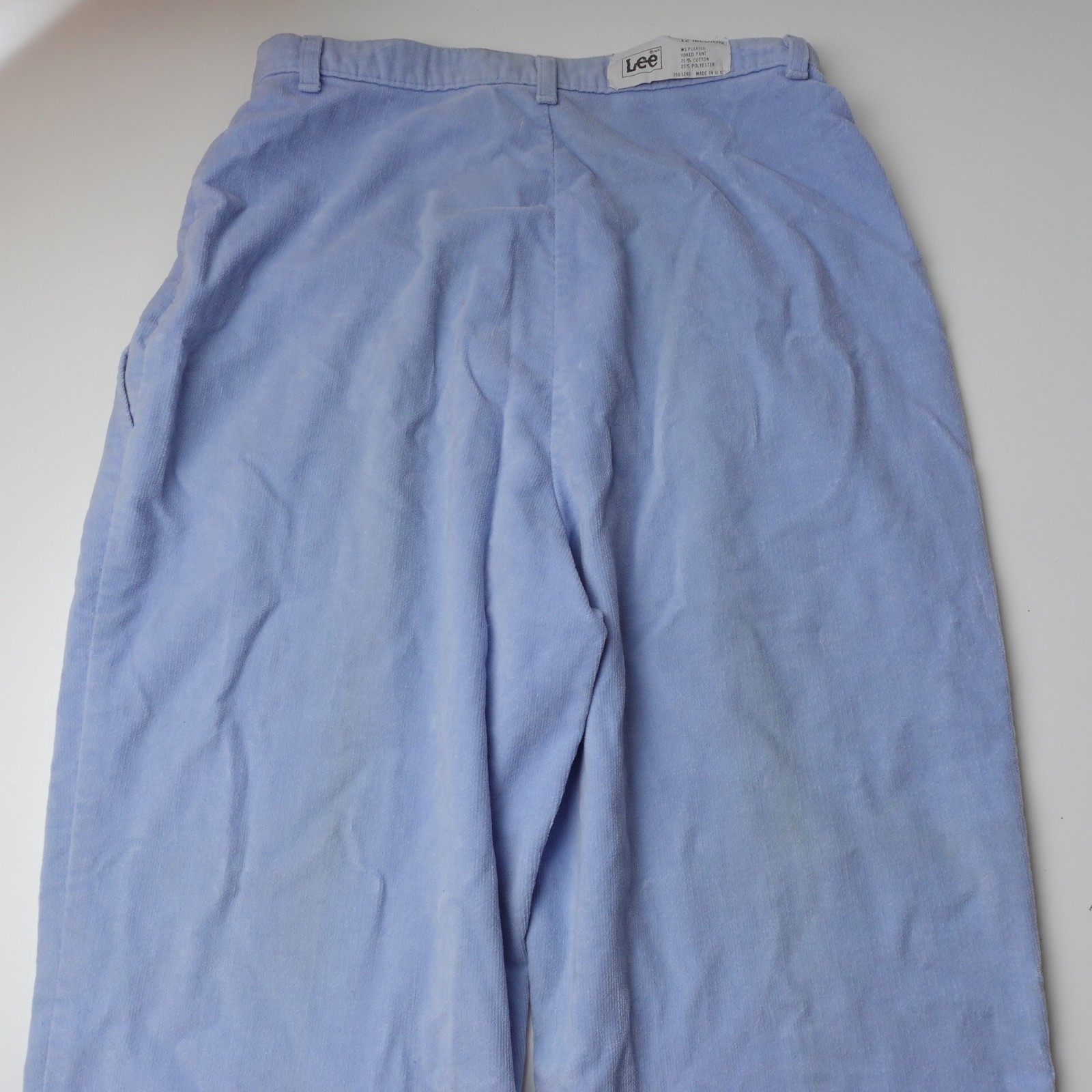 Vintage 80s Lee Corduroy V-Yoke High Rise Pants Women’s 12 Pleated 28 x 32 TAGS