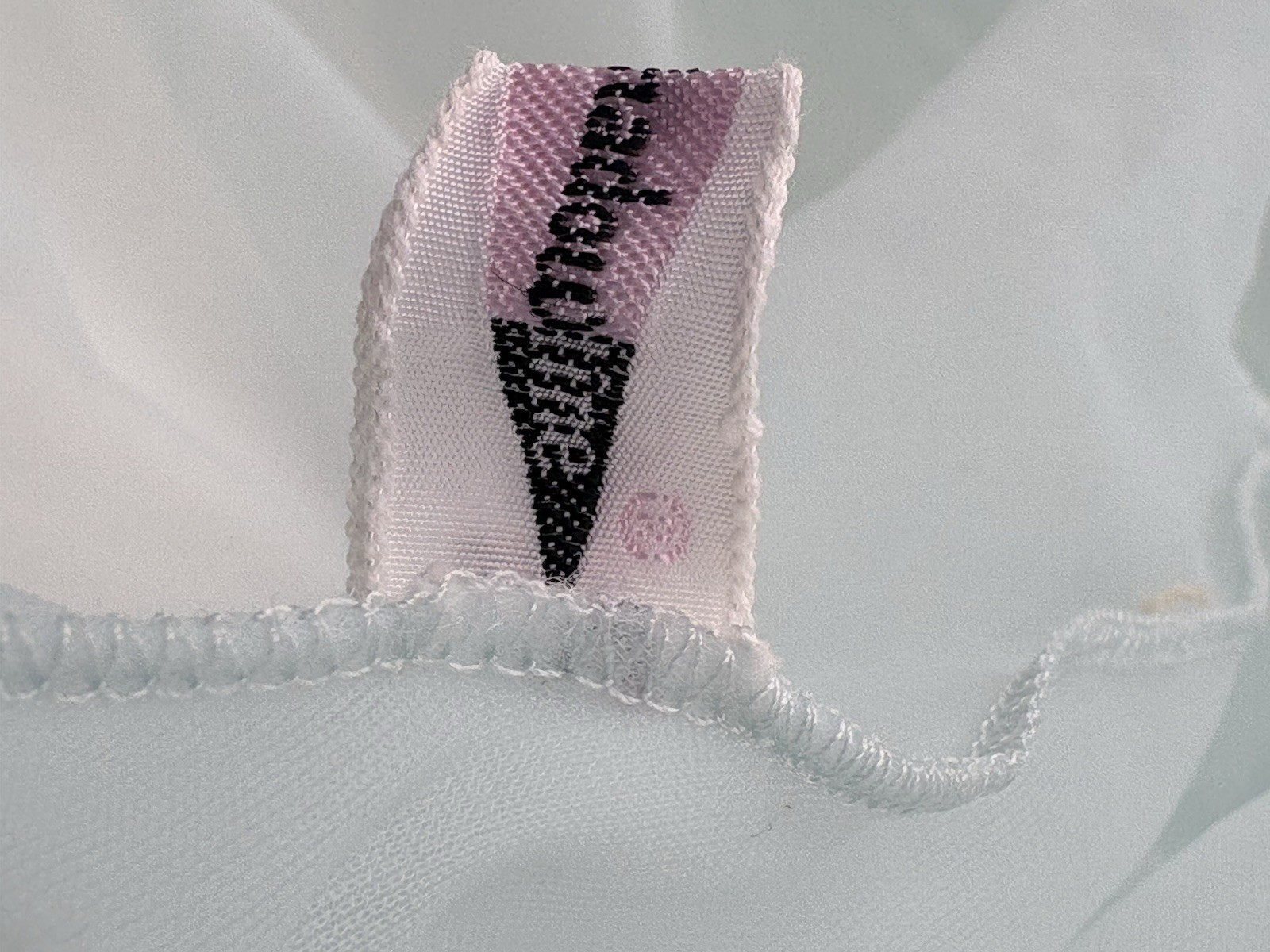 VTG Shadowline Blue Peignoir Robe M Sheer Nylon Bridal Coquette Cottagecore