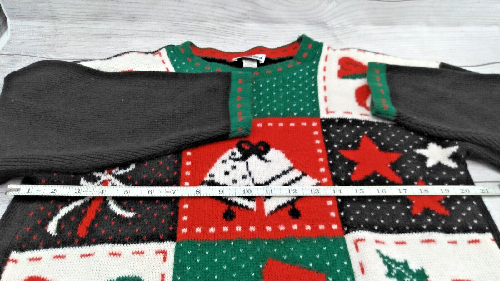 Vintage Adele Knitwear Christmas Holiday Sweater Women&rsquo;s Size Large – USA Made