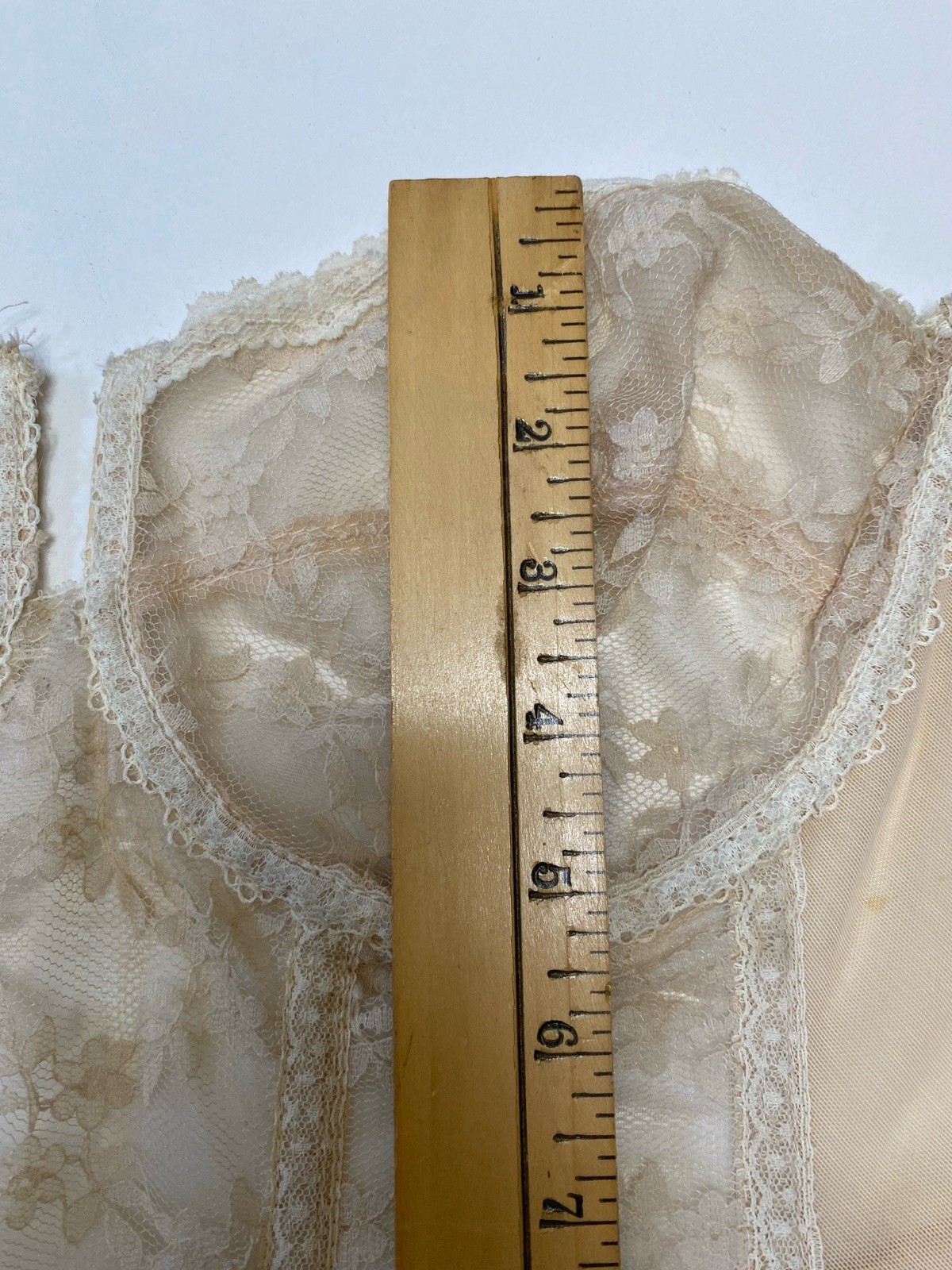 Vintage Backless By Young Smoothie The Strouse Adler Co 38c Boustier Lace Bra