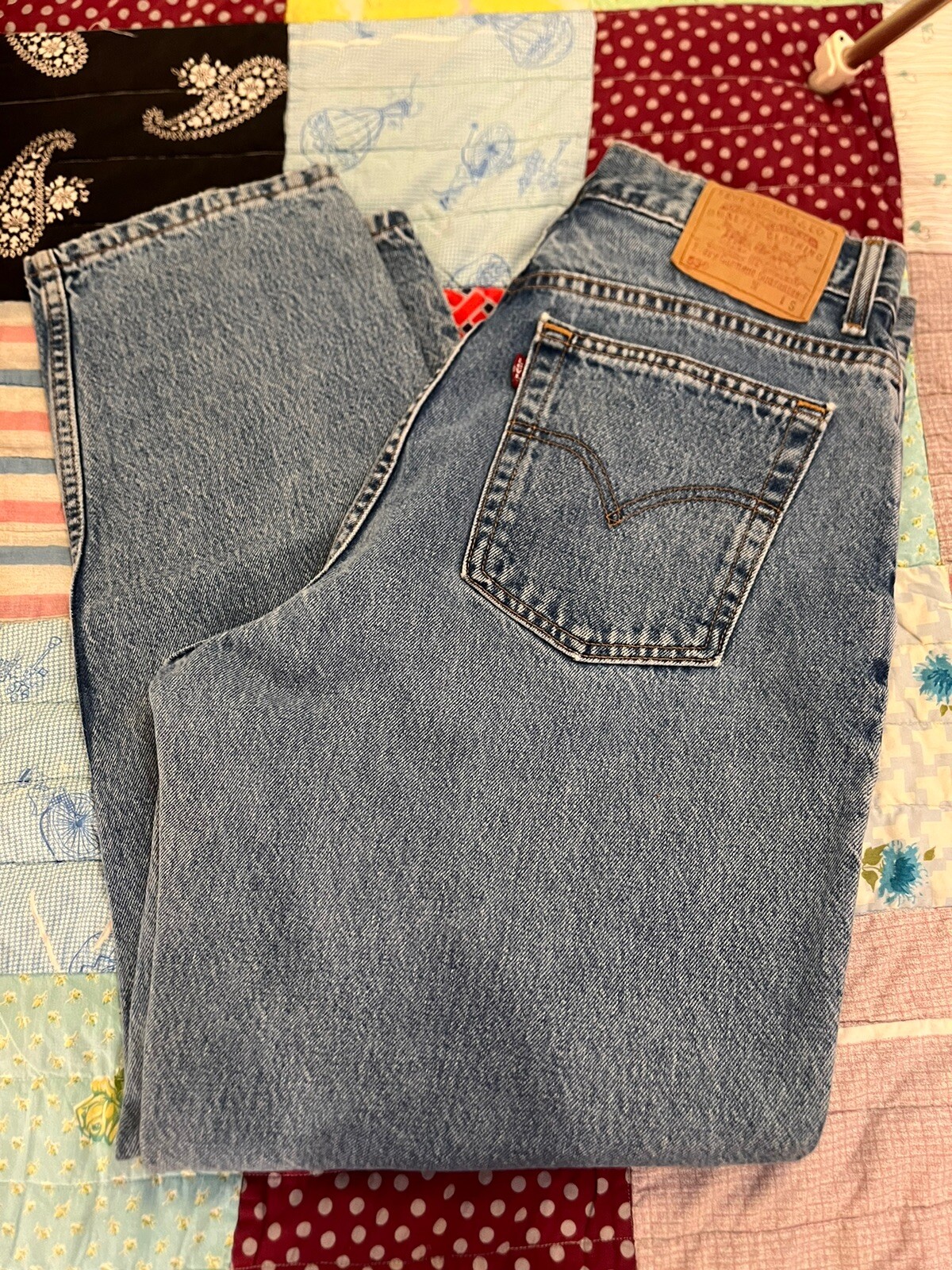 Levis Vintage 550 Relaxed Fit Size 14S Tapered Leg 90s Mom Jeans *FAST SHIP*