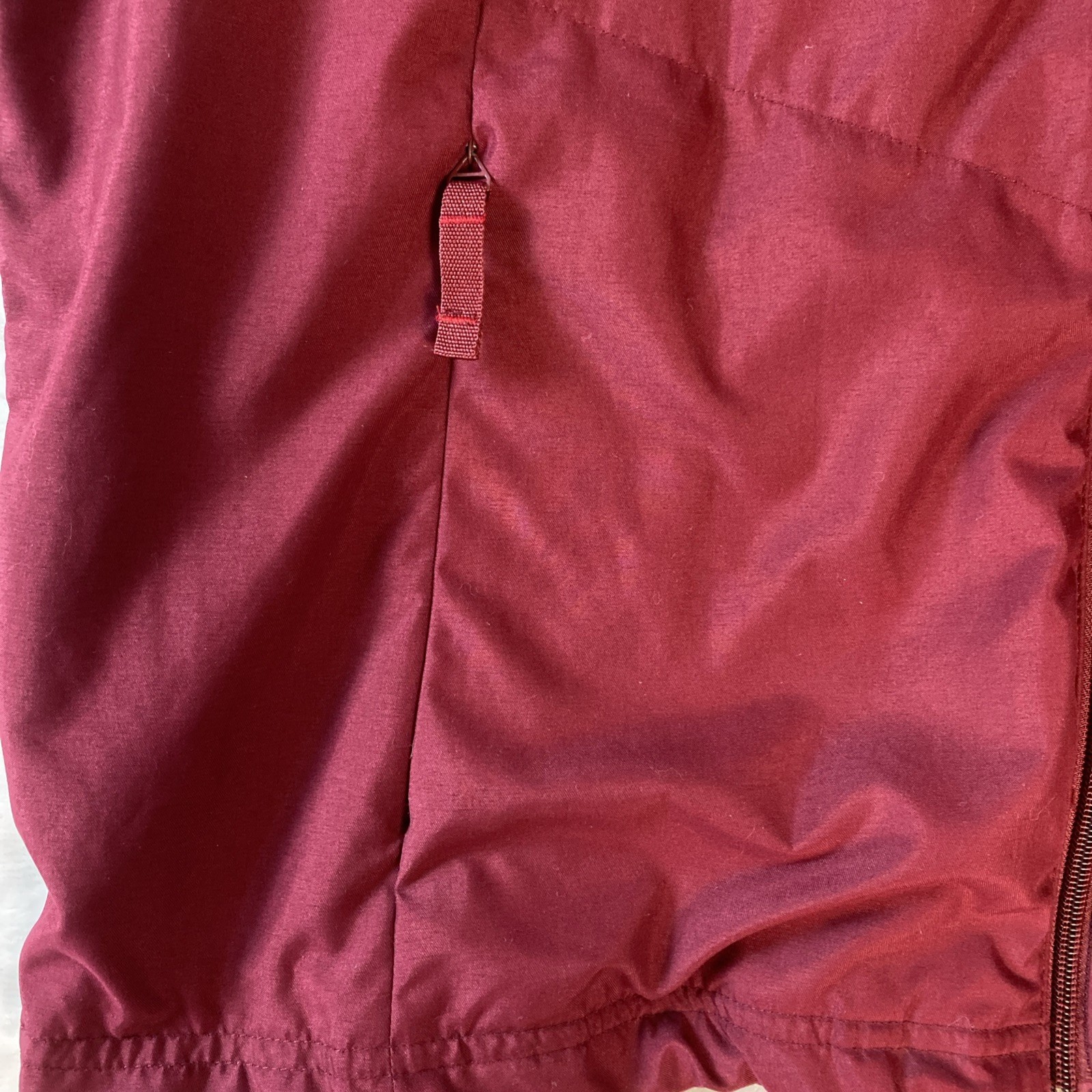 Vintage 1980s Catalina Activewear Jacket Women’s S Maroon Striped Hong Kong