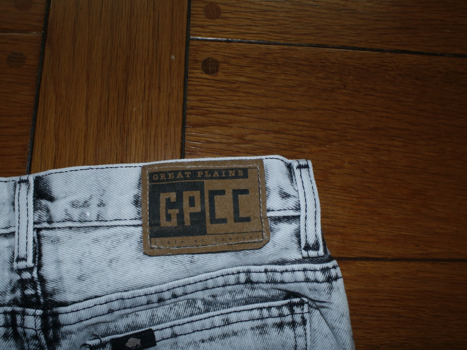 VTG Great Plains Womens Regular Straight Casual Gray Denim Jeans Size 14 28X31