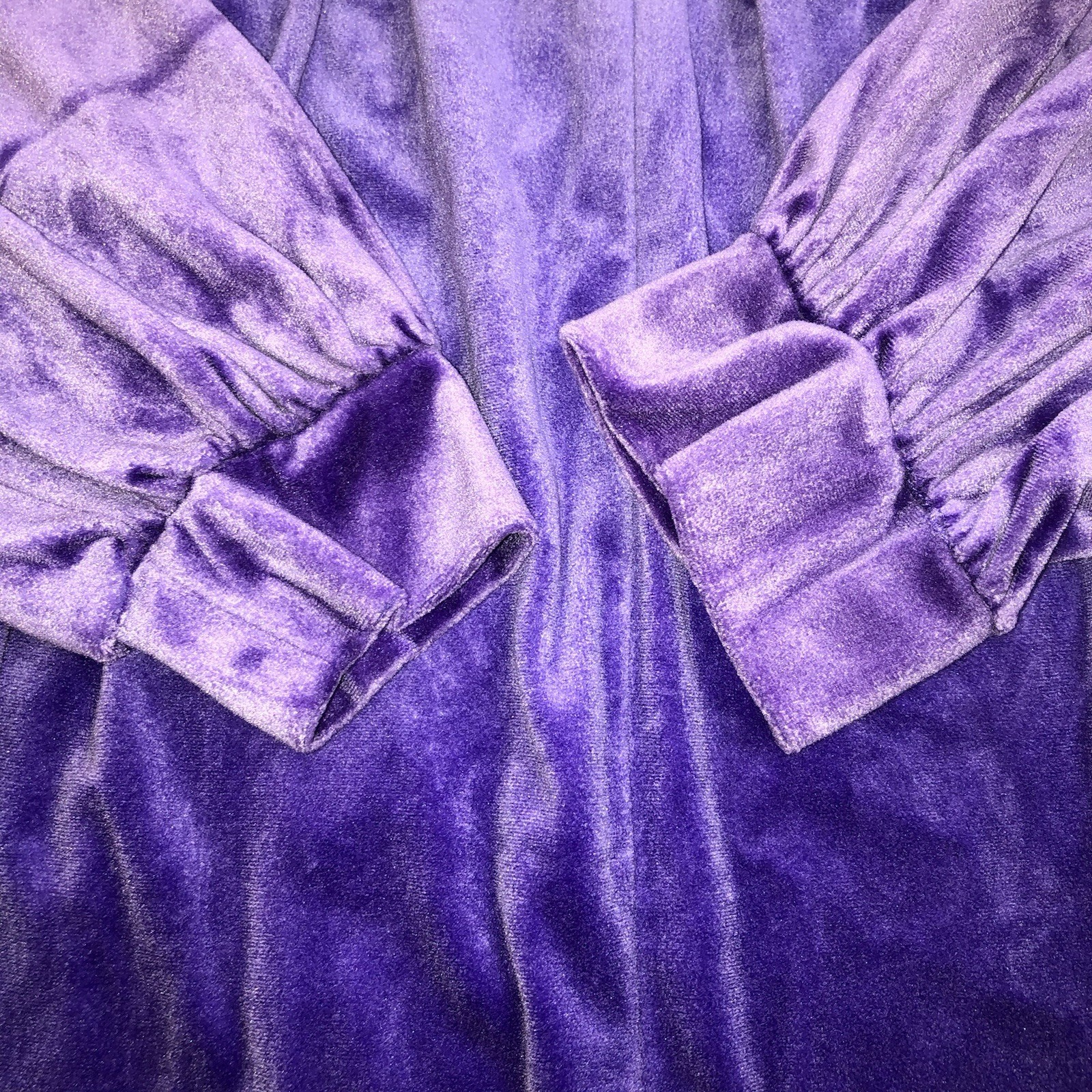 Vintage Donna Richard Gilligan & O&rsquo;Malley Velour Zip Robe Women&rsquo;s Petite Purple