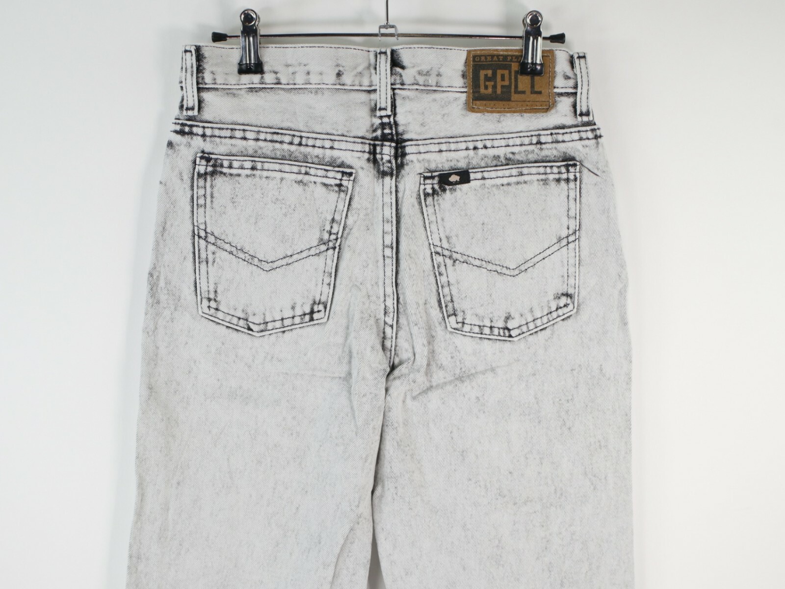 VTG Great Plains Womens Regular Straight Casual Gray Denim Jeans Size 14 28X31