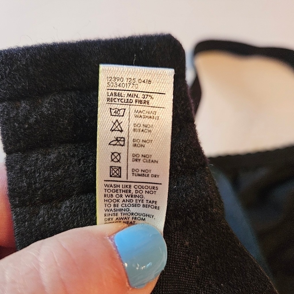 Vintage Woolworths Size 36B Bra Wireless GUC