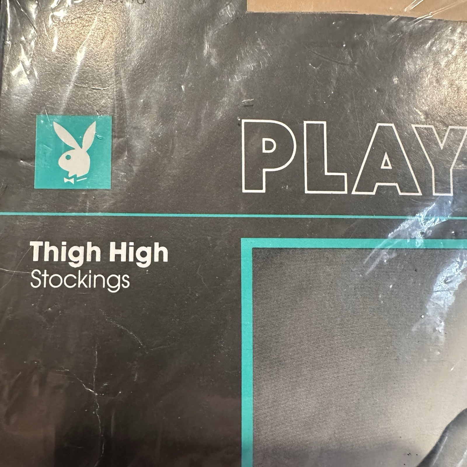 Playboy Playmate Thigh Highs Sandalfoot Nude Lace Stockings Lingerie VTG NOS