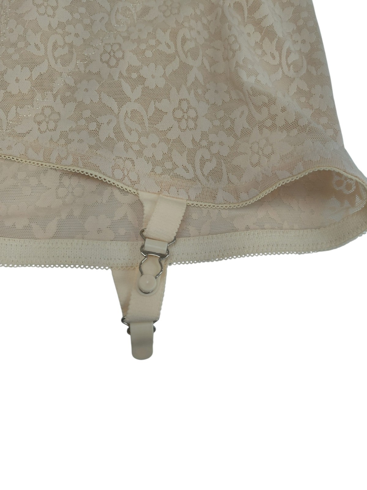 Vintage Crown-nette Open Bottom Girdle With Garter Size 8X/46