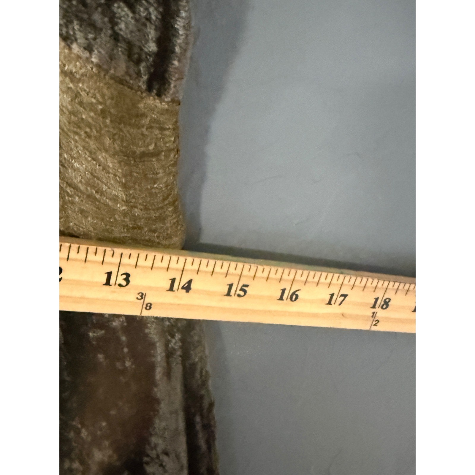 Renaissance Magnus Vintage 90s Crushed Velvet Maxi Dress Brown Gold Goblin L