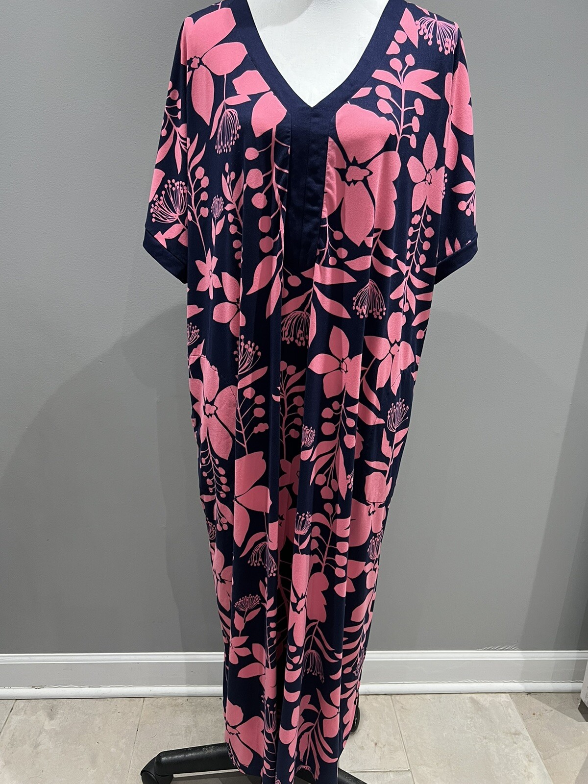 Stan Herman Tropical Hawaiian Housedress Muu Muu
