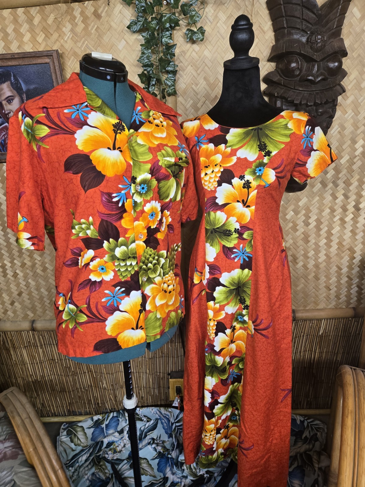 Vintage Penney&rsquo;s Hawaiian Aloha Honeymoon Set w1038